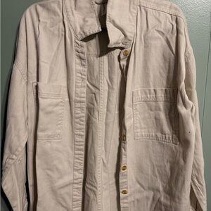 Cream Button-Up Shirt
